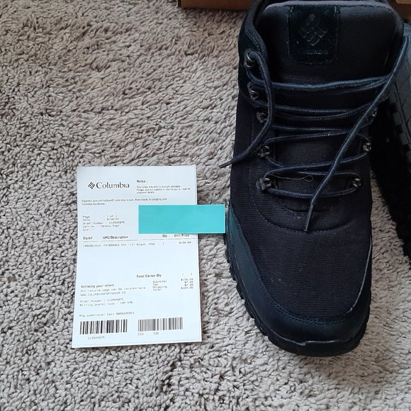 Columbia  Fairbanks MID  (Size 13) Color Black - Picture 1 of 4